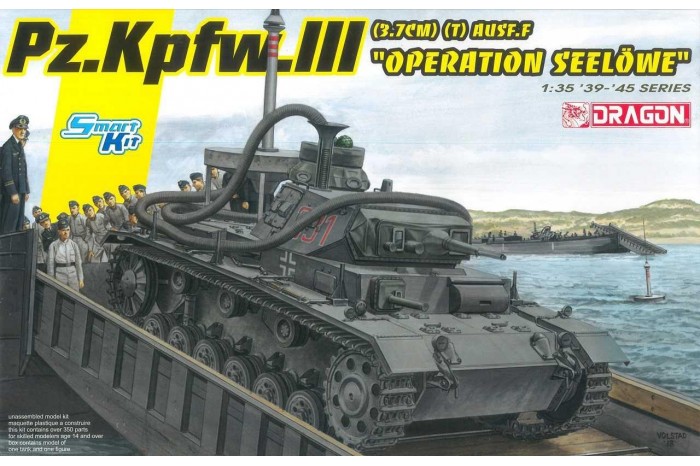 Model Kit tank 6877 - Pz.Kpfw.III (3.7cm) (T) Ausf.F ""OPERATION SEELÖWE"" (1:35)