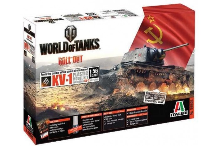 Model Kit World of Tanks 56505 - KV1 (1:56)