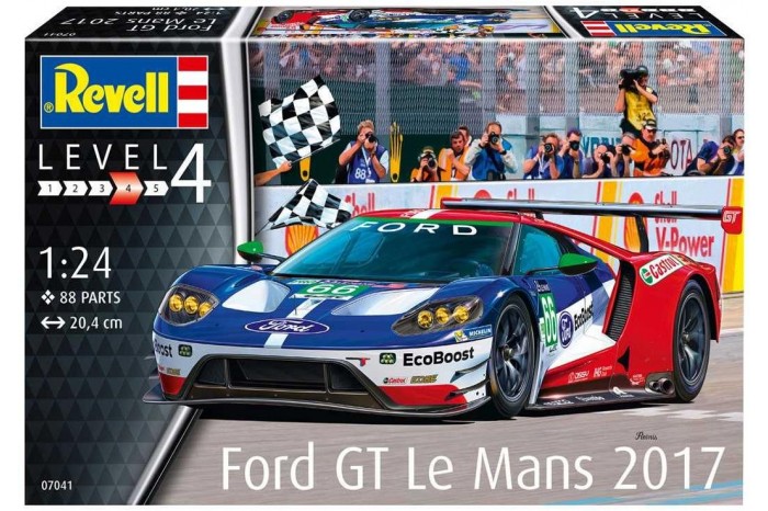 Plastic ModelKit auto 07041 - Ford GT Le Mans 2017 (1:24)