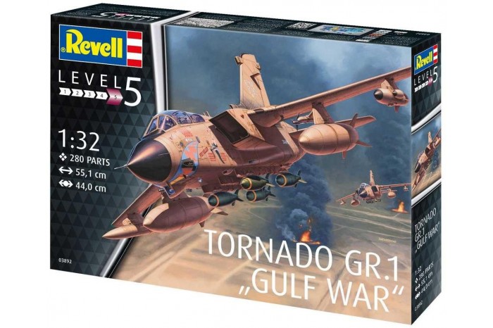 Plastic ModelKit letadlo 03892 - Tornado GR Mk. 1 RAF "Gulf War" (1:32)