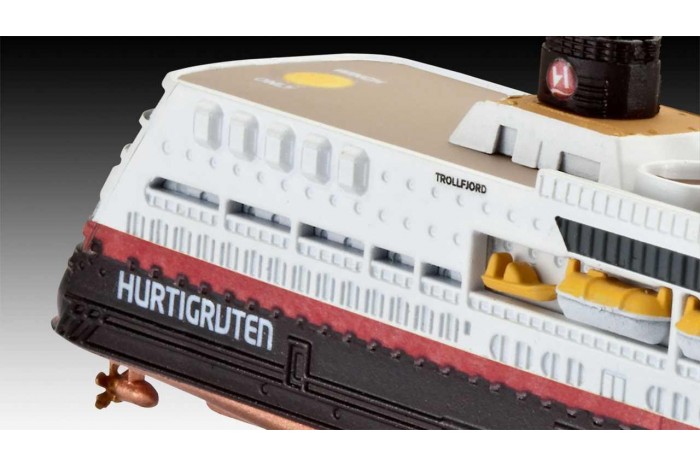 Gift-Set loď 05692 - 125 Years Hurtigruten TROLLFJORD & MIDNATSOL (1:1200)
