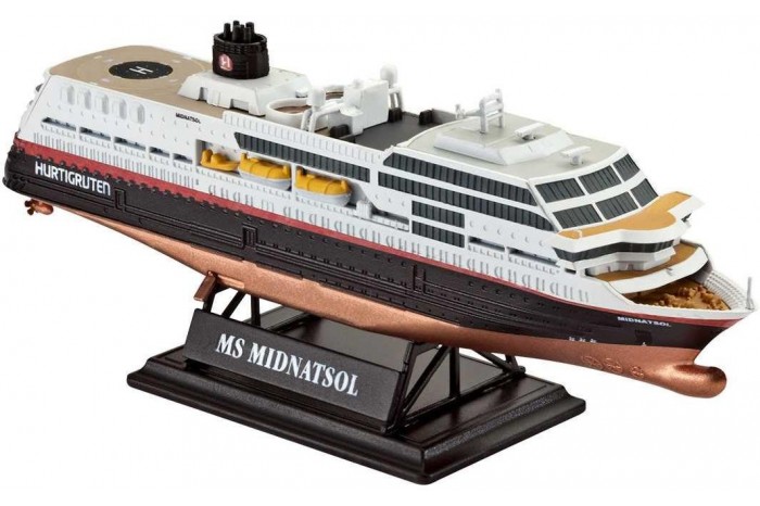 Gift-Set loď 05692 - 125 Years Hurtigruten TROLLFJORD & MIDNATSOL (1:1200)