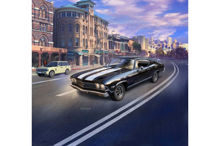 Plastic ModelKit auto 07662 - 1968 Chevy Chevelle (1:25)