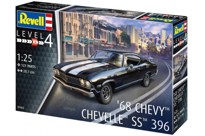 Plastic ModelKit auto 07662 - 1968 Chevy Chevelle (1:25)