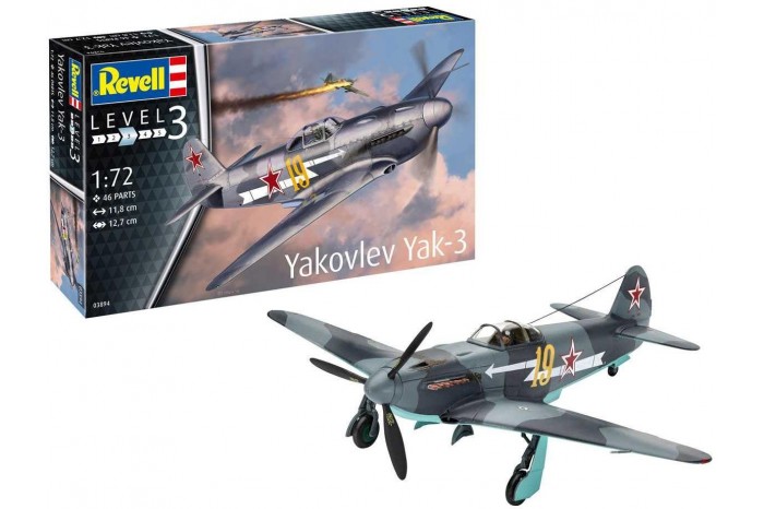 ModelSet letadlo 63894 - Yakovlev Yak-3 (1:72)