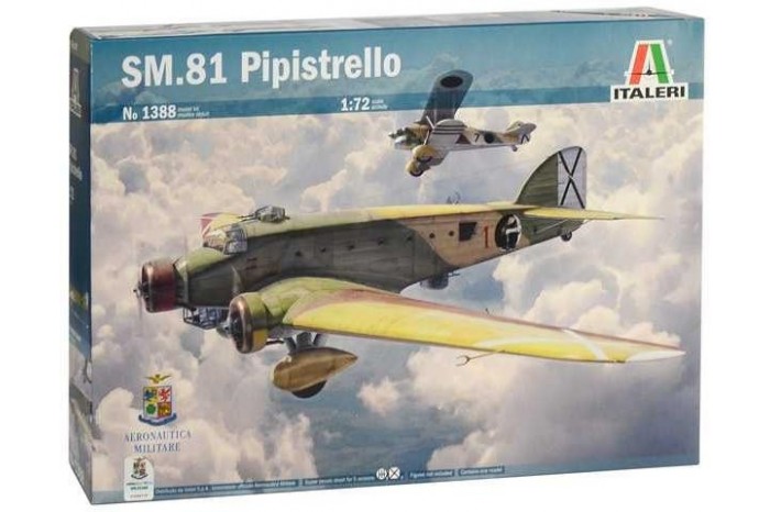 Model Kit letadlo 1388 - SM.81 PIPISTRELLO (1:72)