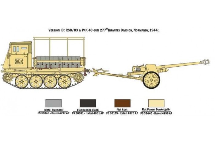 Model Kit military 6563 - RSO/03 with PAK 40 (1:35)