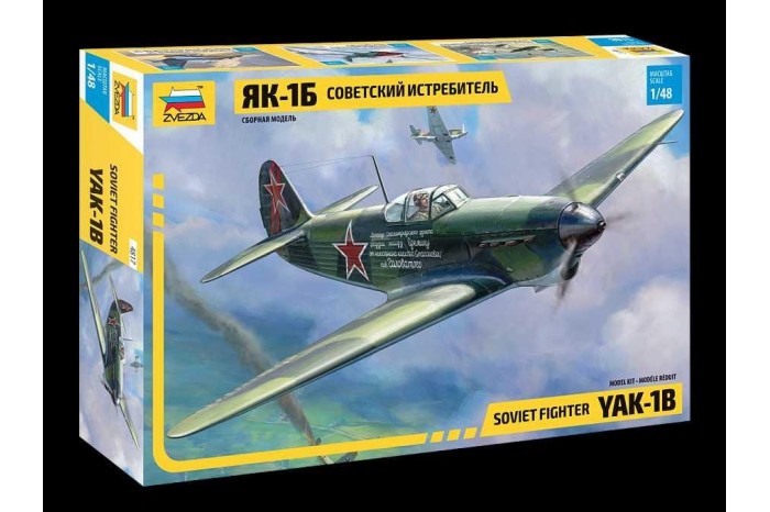 Model Kit letadlo 4817 - YAK-1B Soviet Fighter (1:48)