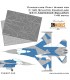 Mask set - F-16C Blue Splinter Aggressor (1:48) - 48/827-040
