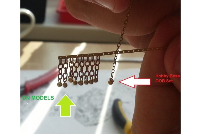 Chain and Ball set for Israeli Merkava II/III/IV (1:35) - 35/827-004