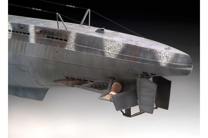 Plastic ModelKit ponorka Limited Edition 05163 - German Submarine Type VII C/41 (Platinum Edition) (1:72)