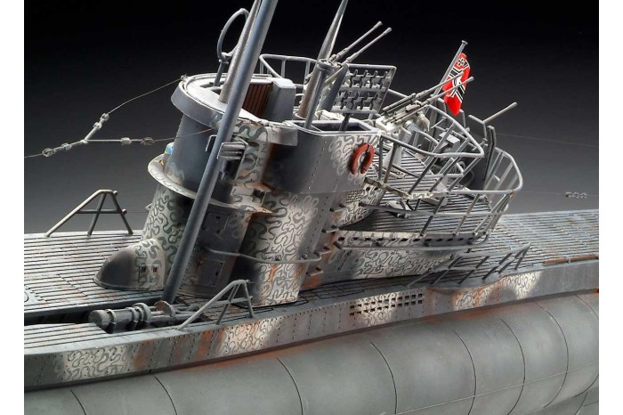 Plastic ModelKit ponorka Limited Edition 05163 - German Submarine Type VII C/41 (Platinum Edition) (1:72)