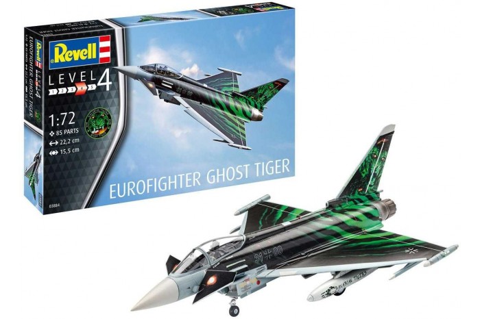 Plastic ModelKit letadlo 03884 - Eurofighter "Ghost Tiger " (1:72)