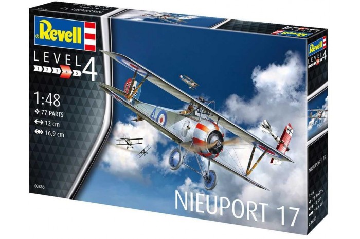 Plastic ModelKit letadlo 03885 - Nieuport 17 (1:48)