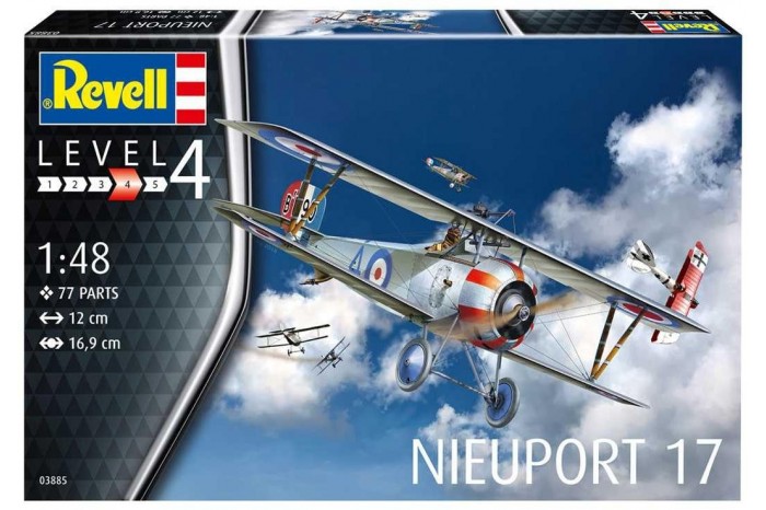 Plastic ModelKit letadlo 03885 - Nieuport 17 (1:48)