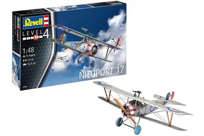 Plastic ModelKit letadlo 03885 - Nieuport 17 (1:48)