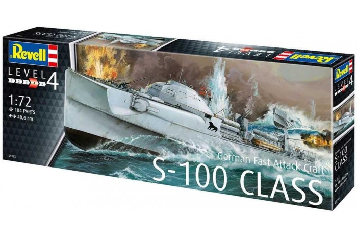 Plastic ModelKit loď 05162 - German Fast Attack Craft S-100 CLASS (1:72)