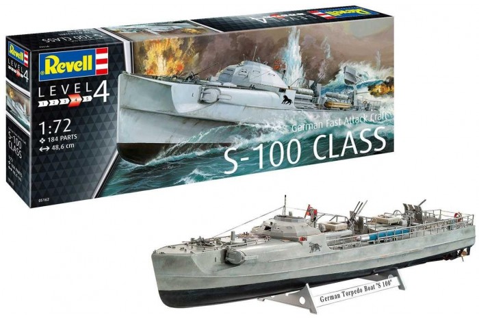 Plastic ModelKit loď 05162 - German Fast Attack Craft S-100 CLASS (1:72)
