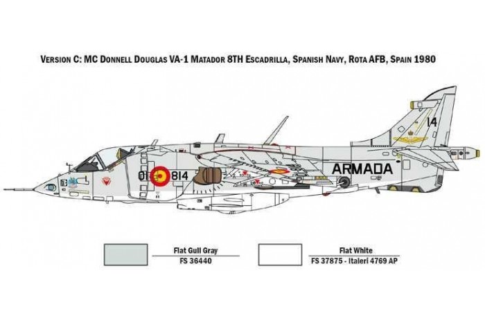 Model Kit letadlo 1410 - AV-8A HARRIER (1:72)
