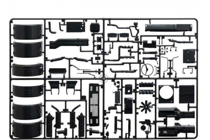 Model Kit truck 3943 - Mercedes-Benz 2238 6x4 (1:24)