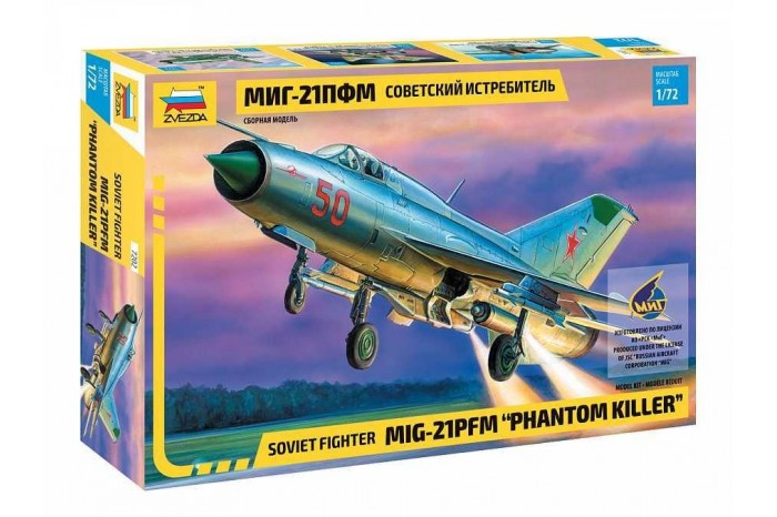 Model Kit letadlo 7202 - MIG-21PFM "PHANTOM KILLER" (1:72)