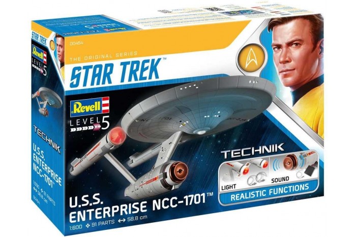 Plastic ModelKit TECHNIK Star Trek 00454 - USS Enterprise NCC-1701 (1:600)