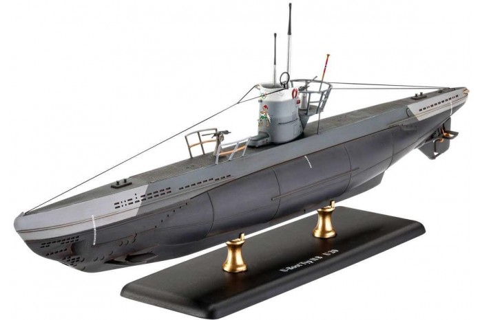 ModelSet ponorka 65155 - German Submarine Type IIB (1943) (1:144)