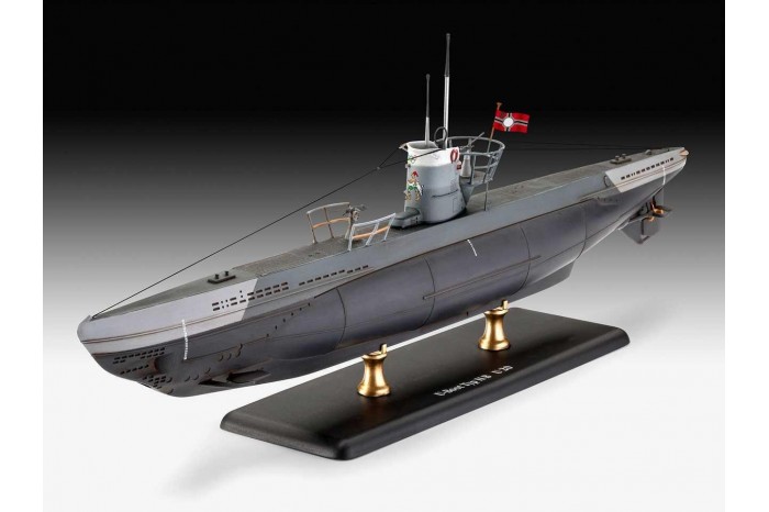 ModelSet ponorka 65155 - German Submarine Type IIB (1943) (1:144)