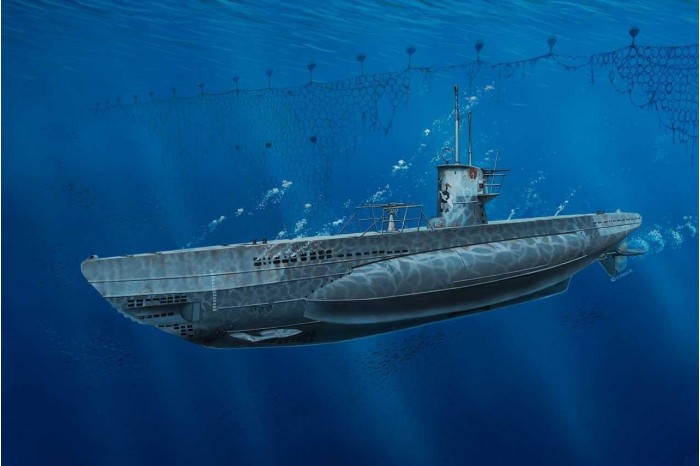 ModelSet ponorka 65155 - German Submarine Type IIB (1943) (1:144)