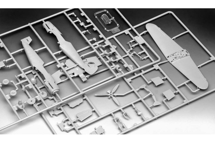 ModelSet letadlo 63893 - Messerschmitt Bf109 F-2 (1:72)