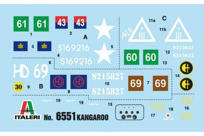 Model Kit tank 6551 - KANGAROO (1:35)