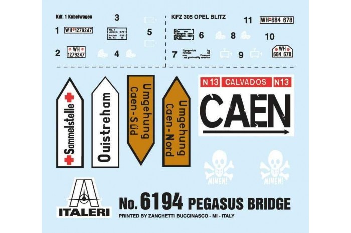 Model Kit diorama 6194 - Pegasus Bridge Airborne Assault (1:72)