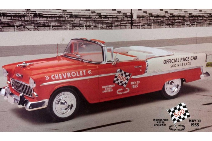 Plastic ModelKit auto 07686 - '55 Chevy Indy Pace Car (1:25)