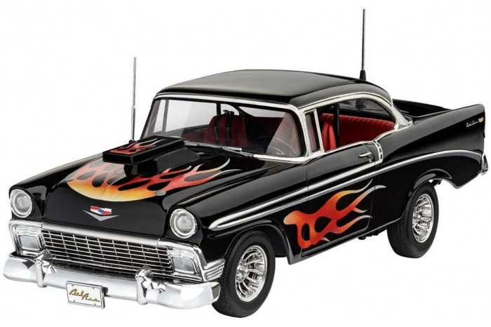 Plastic ModelKit auto 07663 - '56 Chevy Customs (1:24)
