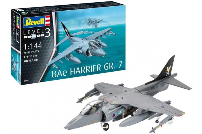 ModelSet letadlo 63887 - BAe Harrier GR.7 (1:144)