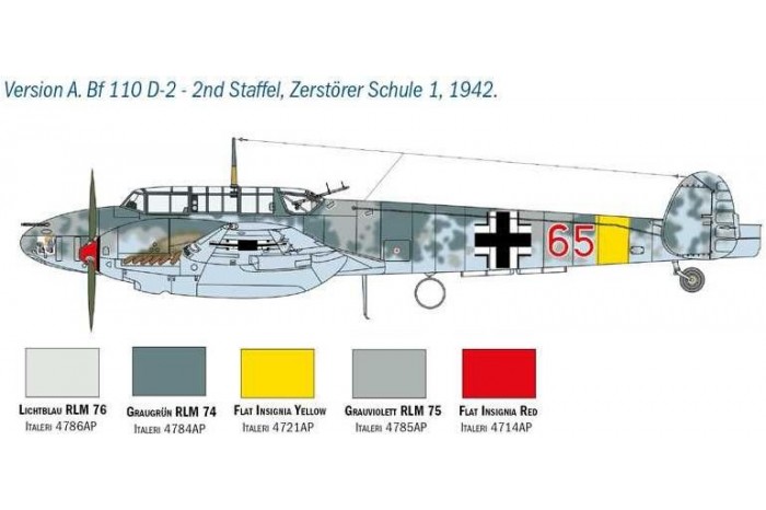 Model Kit letadlo 2794 - BF 110 C/D (1:48)