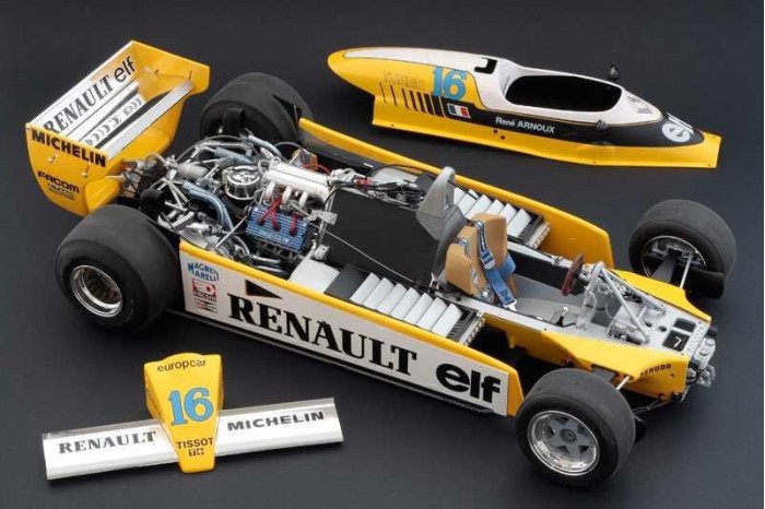 Model Kit auto 4707 - RENAULT RE 20 Turbo (1:12)