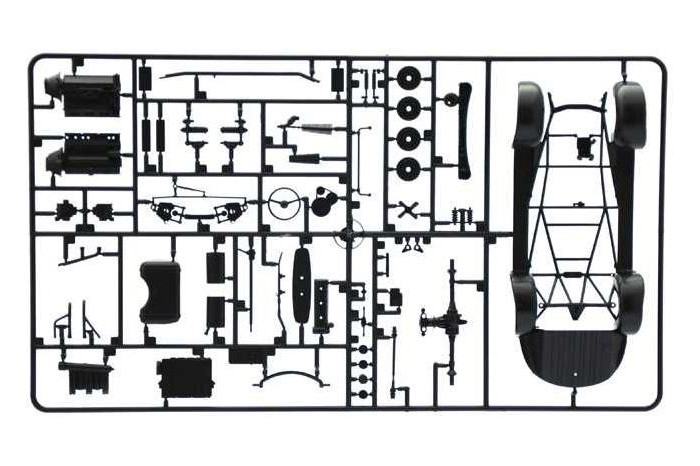 Model Kit auto 3645 - Mercedes Benz 300 SL Gullwing (1:24)