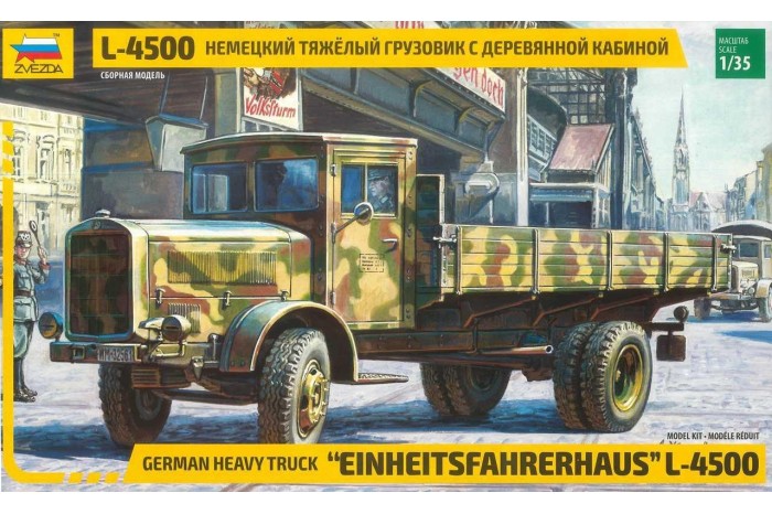Model Kit military 3647 - L-4500 Einheitsfahrerhaus (RR) (1:35)