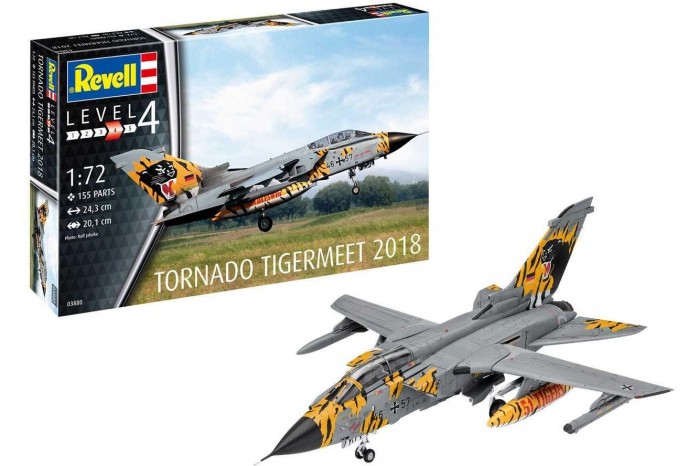 Plastic ModelKit letadlo 03880 - Tornado ECR "Tigermeet 2018" (1:72)