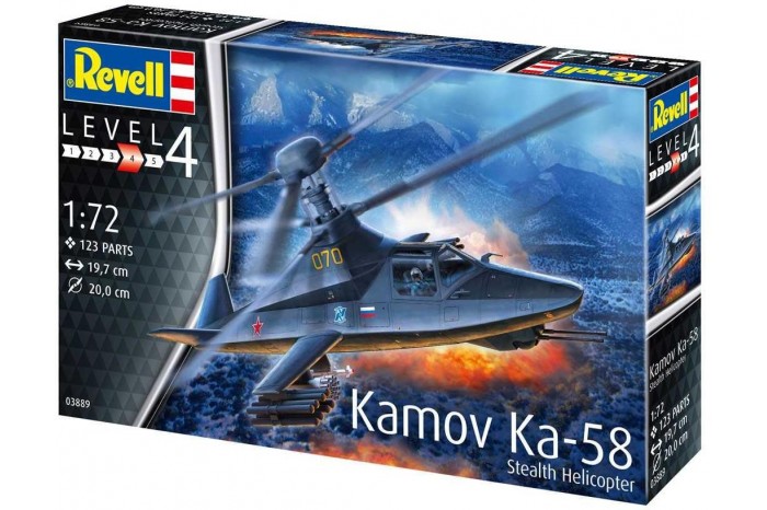 ModelSet vrtulník 63889 - Kamov Ka-58 Stealth (1:72)