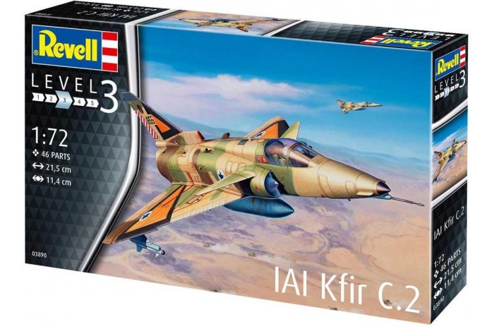 ModelSet letadlo 63890 - Kfir C-2 (1:72)