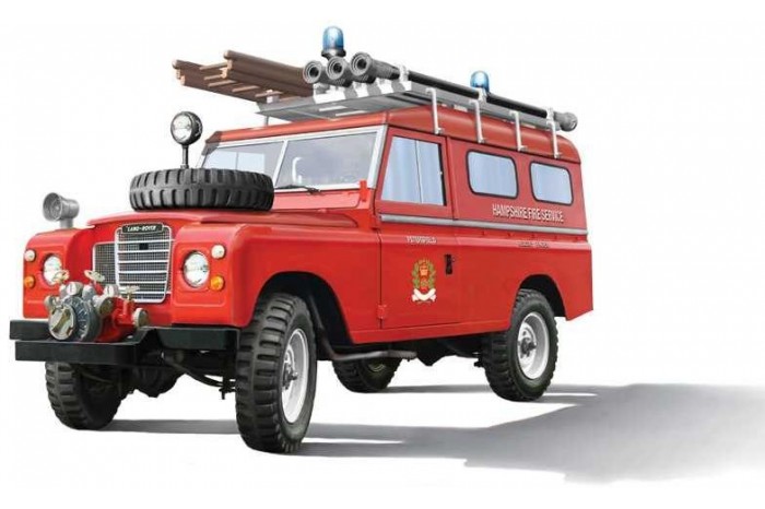 Model Kit auto 3660 - Land Rover Fire Truck (1:24)