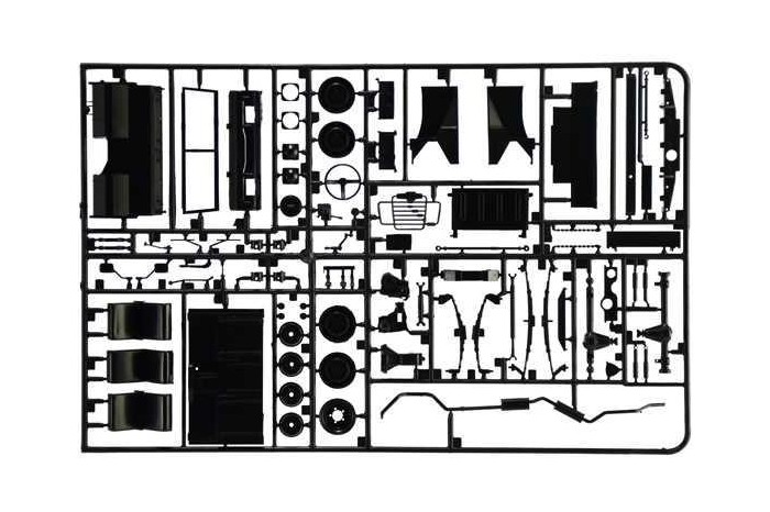 Model Kit auto 3660 - Land Rover Fire Truck (1:24)