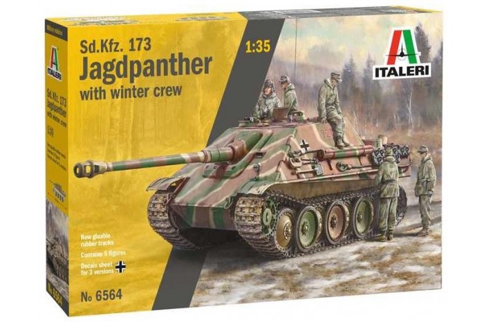 Model Kit tank 6564 - Sd. Kfz.173 Jagdpanther with crew (1:35)