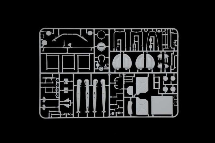 Model Kit military 7406 - Zundapp KS 750 with sidecar (1:9)