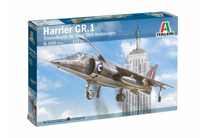 Model Kit letadlo 1435 - HARRIER GR.1 Transatlantic Air Race 50th Ann. (1:72)