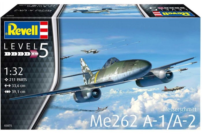 Plastic ModelKit letadlo 03875 - Me262 A-1 Jetfighter (1:32)