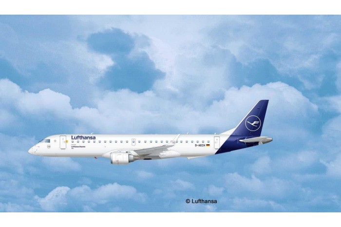 Plastic ModelKit letadlo 03883 - Embraer 190 Lufthansa New Livery (1:144)
