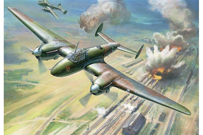 Model Kit letadlo 7283 - Petlyakov Pe-2 (1:72)